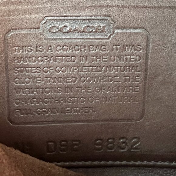 Vintage Coach 80’s Turnlock Clutch #9832  Brown - Picture 6 of 6